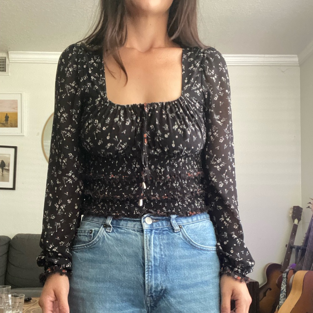 Free people floral top